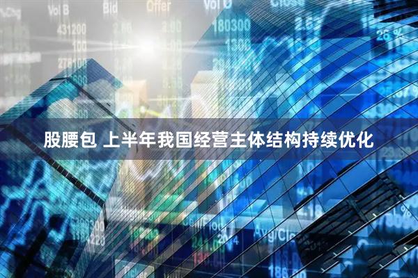 股腰包 上半年我国经营主体结构持续优化